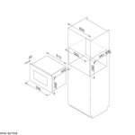 Lò Vi Sóng Âm Tủ Malloca MW-927DE